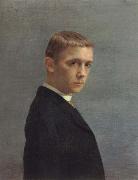 Felix Vallotton Self-Portrait at the Age of Twenty painting
